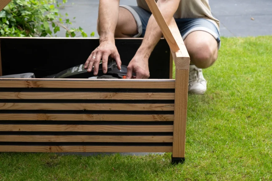 Het Maaierhuis - Robotmaaier garages op maat